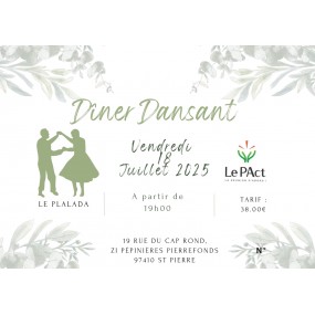 BILLET DINER DANSANT 18...